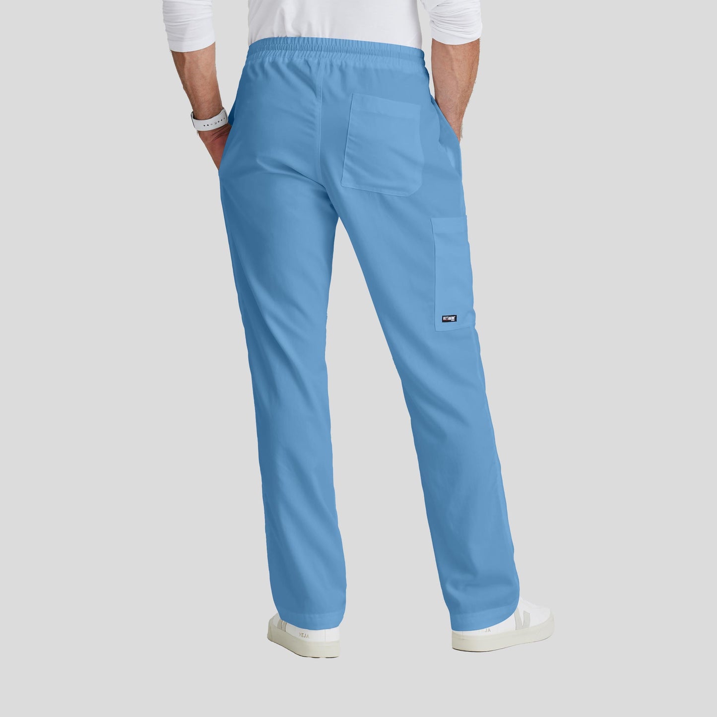 Scrub Pant Grey's Anatomy for Men in Ceil Blue color at Scrubser Medical Uniforms in Riyad and Jedda