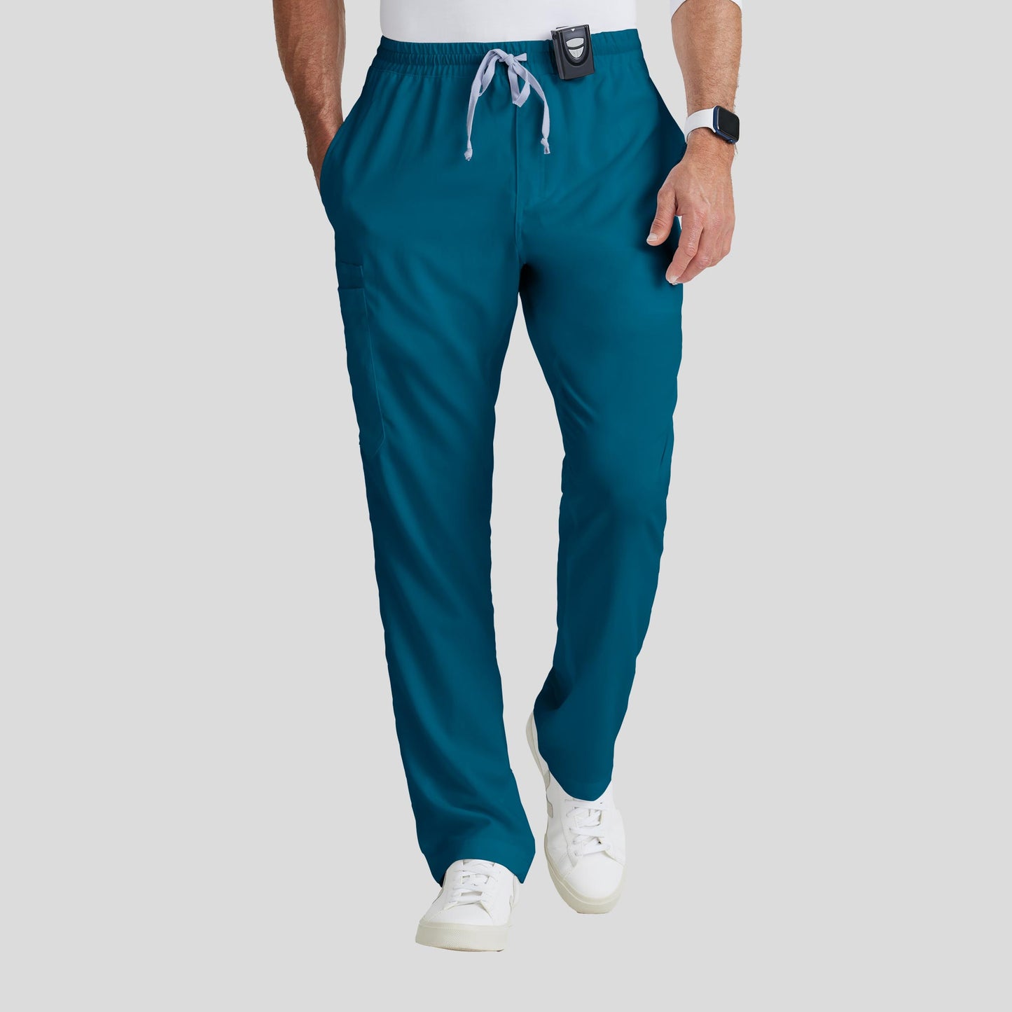 Scrub Pant Grey's Anatomy for Men in Caribbean blue color at Scrubser Medical Uniforms in Riyad and Jedda