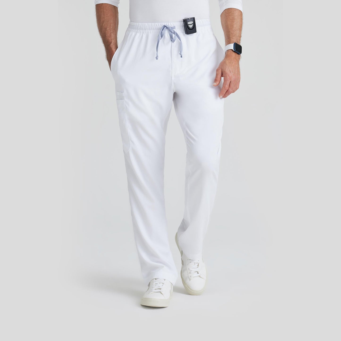 Scrub Pant Grey's Anatomy for Men in White color at Scrubser Medical Uniforms in Riyad and Jedda