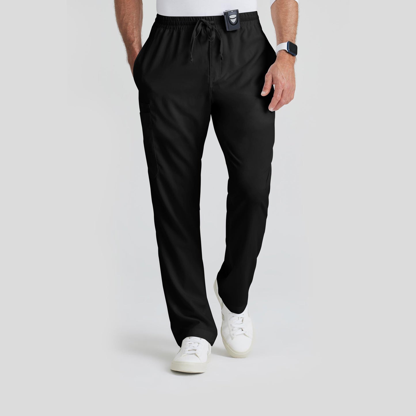 Scrub Pant Grey's Anatomy for Men in Black color at Scrubser Medical Uniforms in Riyad and Jedda