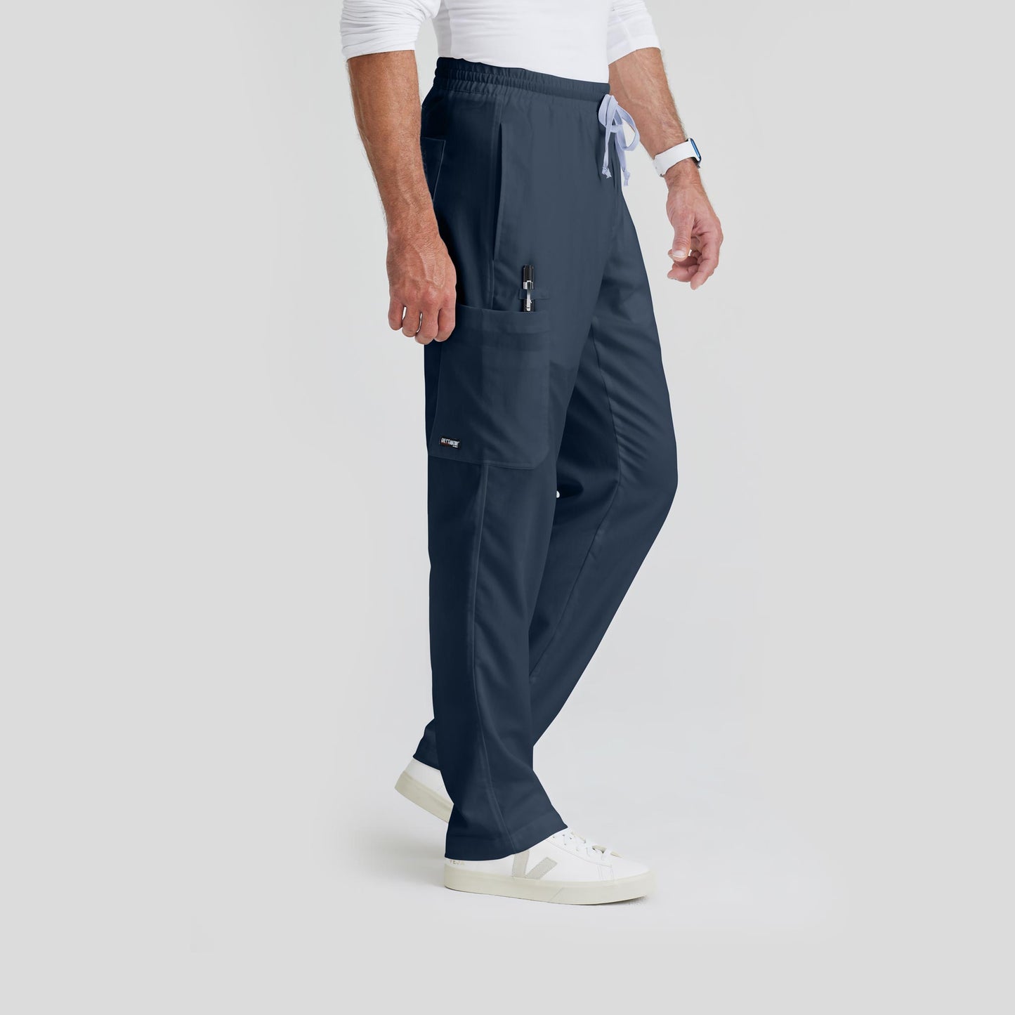 Scrub Pant Grey's Anatomy for Men in Steel color at Scrubser Medical Uniforms in Riyad and Jedda