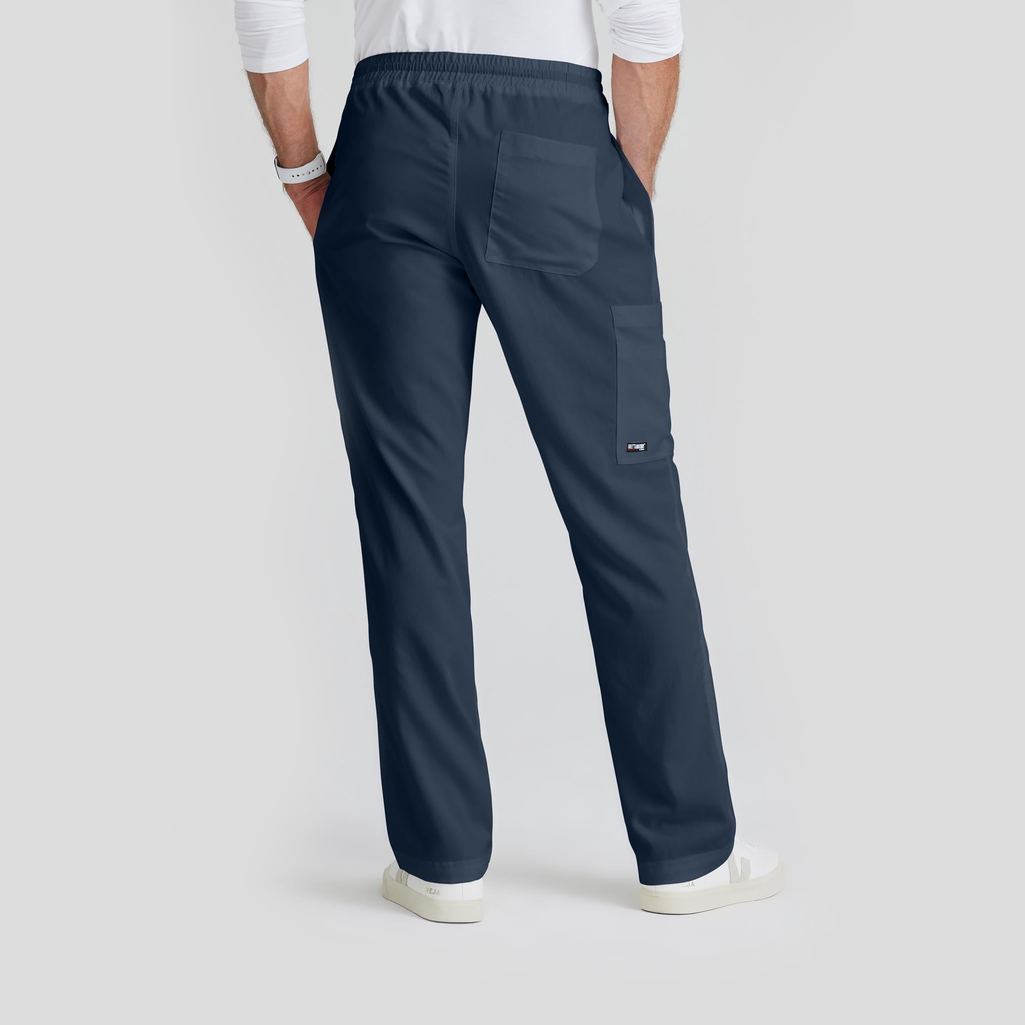 Scrub Pant Grey's Anatomy for Men in Steel color at Scrubser Medical Uniforms in Riyad and Jedda