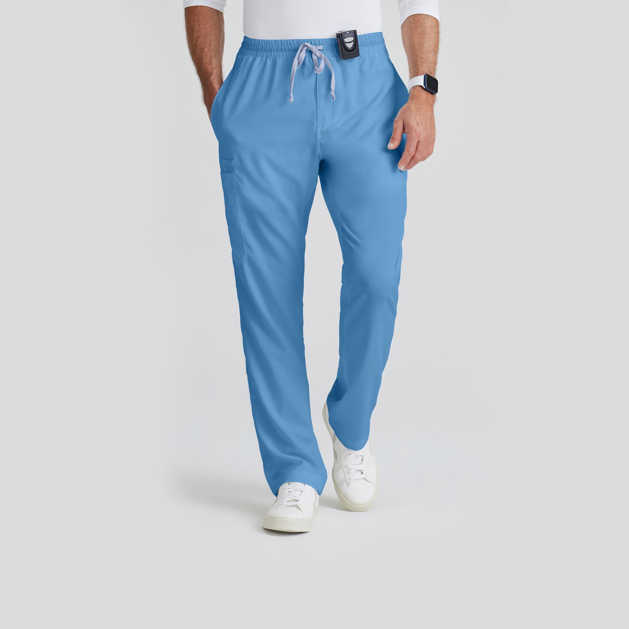 Scrub Pant Grey's Anatomy for Men in Ceil Blue color at Scrubser Medical Uniforms in Riyad and Jedda