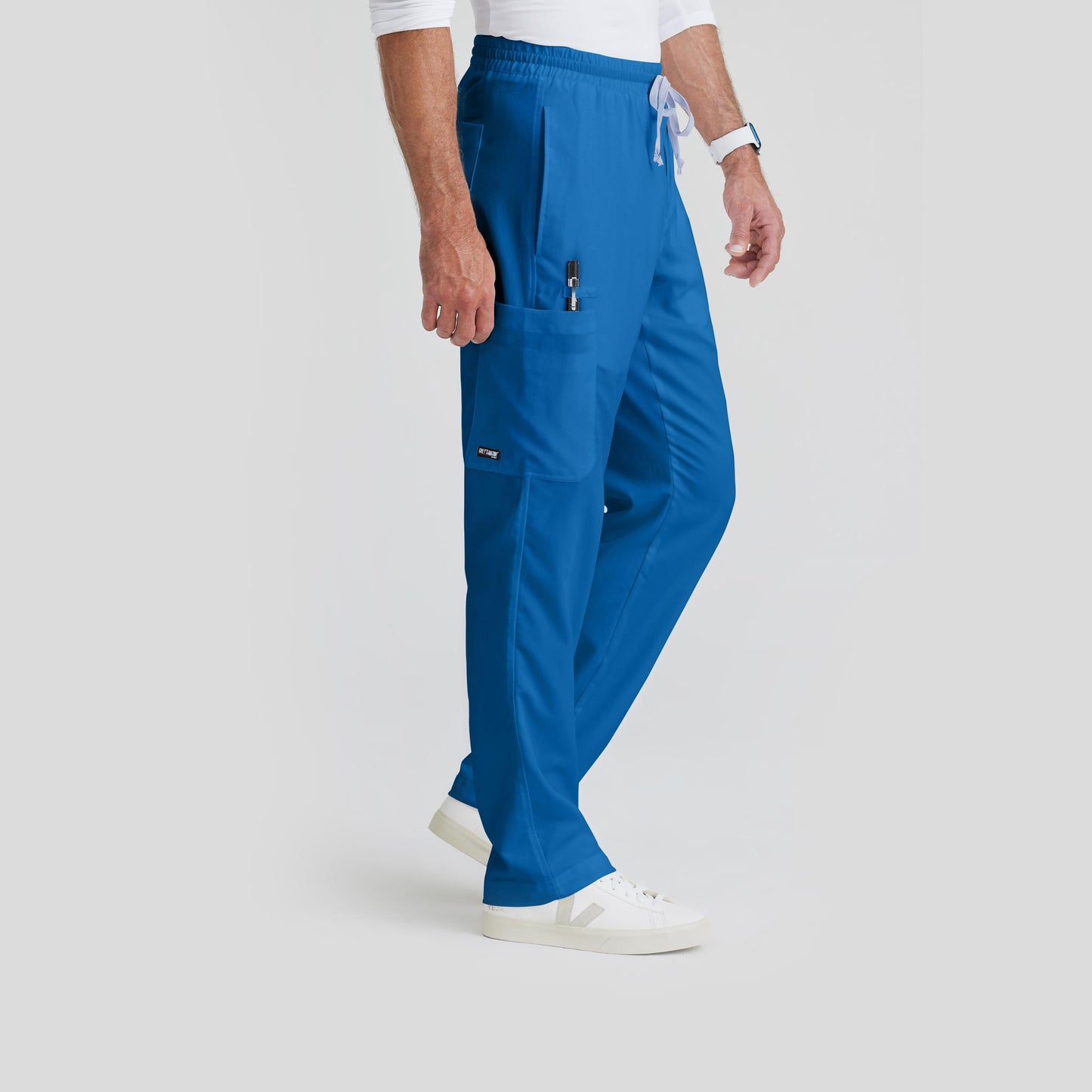 Scrub Pant Grey's Anatomy for Men in Royal Blue color at Scrubser Medical Uniforms in Riyad and Jedda