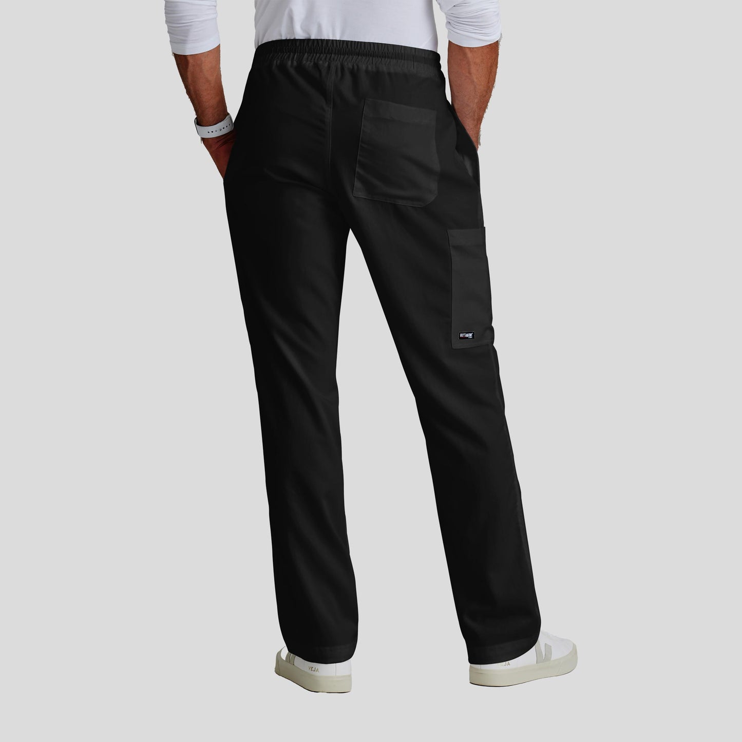 Scrub Pant Grey's Anatomy for Men in Black color at Scrubser Medical Uniforms in Riyad and Jedda