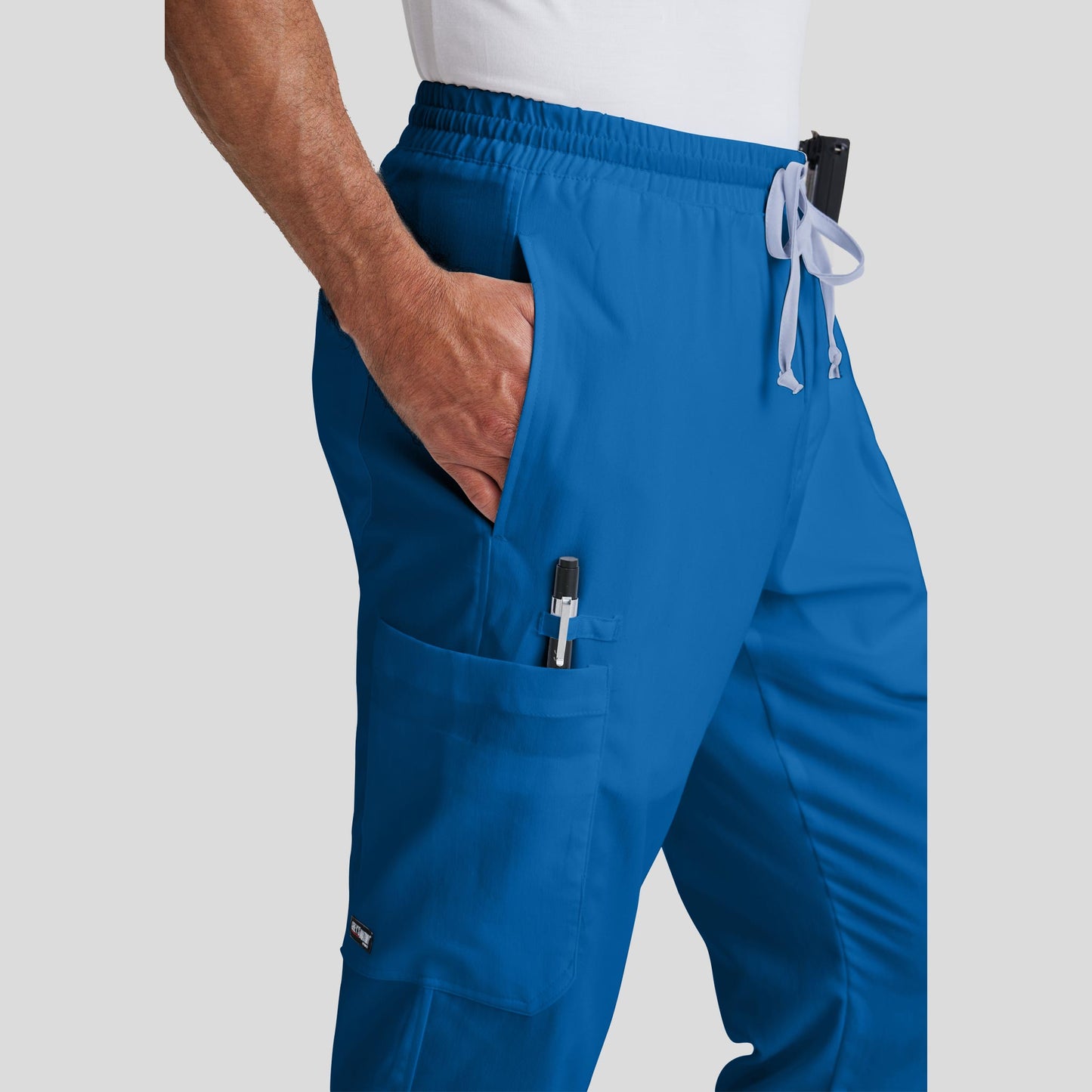 Scrub Pant Grey's Anatomy for Men in Royal Blue color at Scrubser Medical Uniforms in Riyad and Jedda