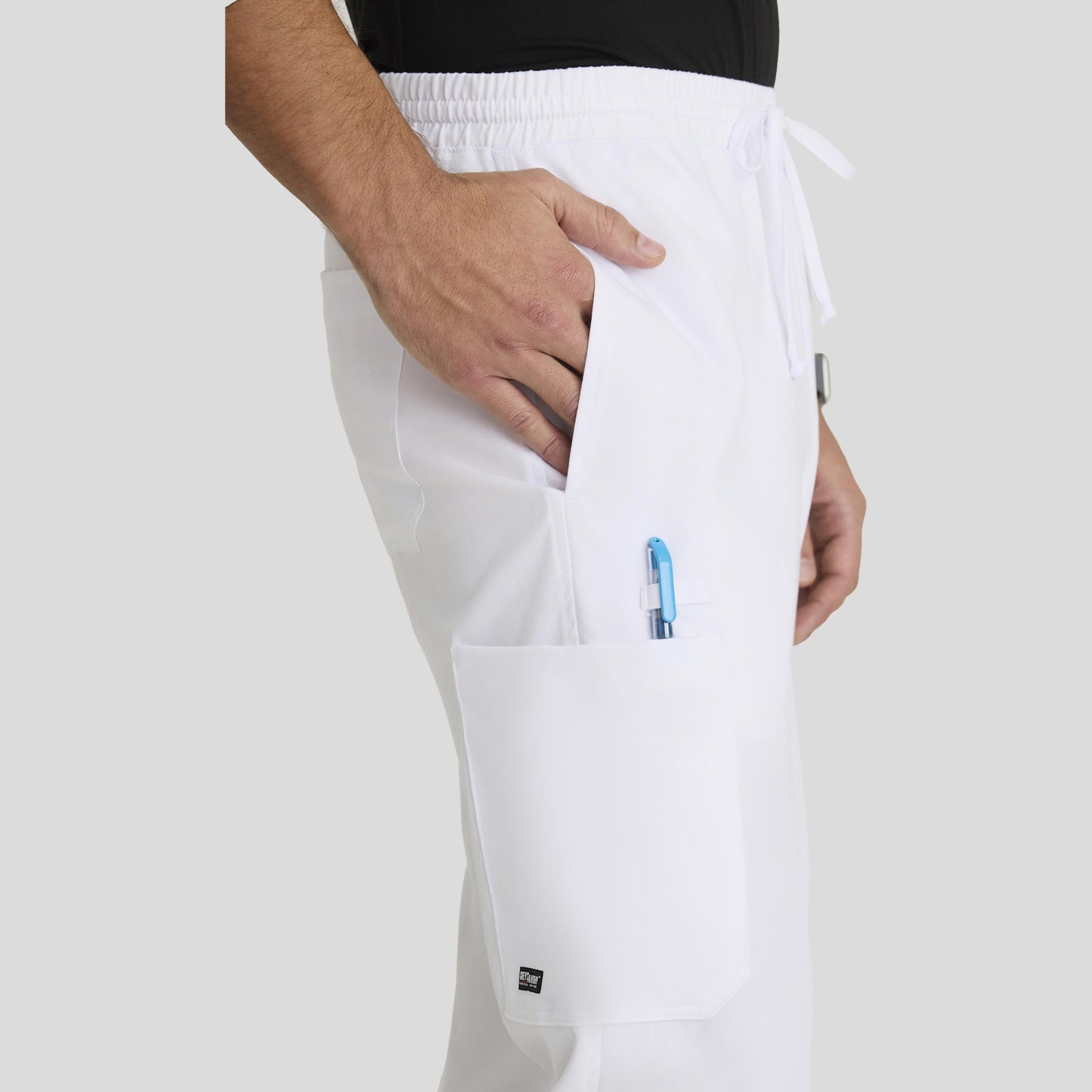 Scrub Pant Grey's Anatomy for Men in White color at Scrubser Medical Uniforms in Riyad and Jedda