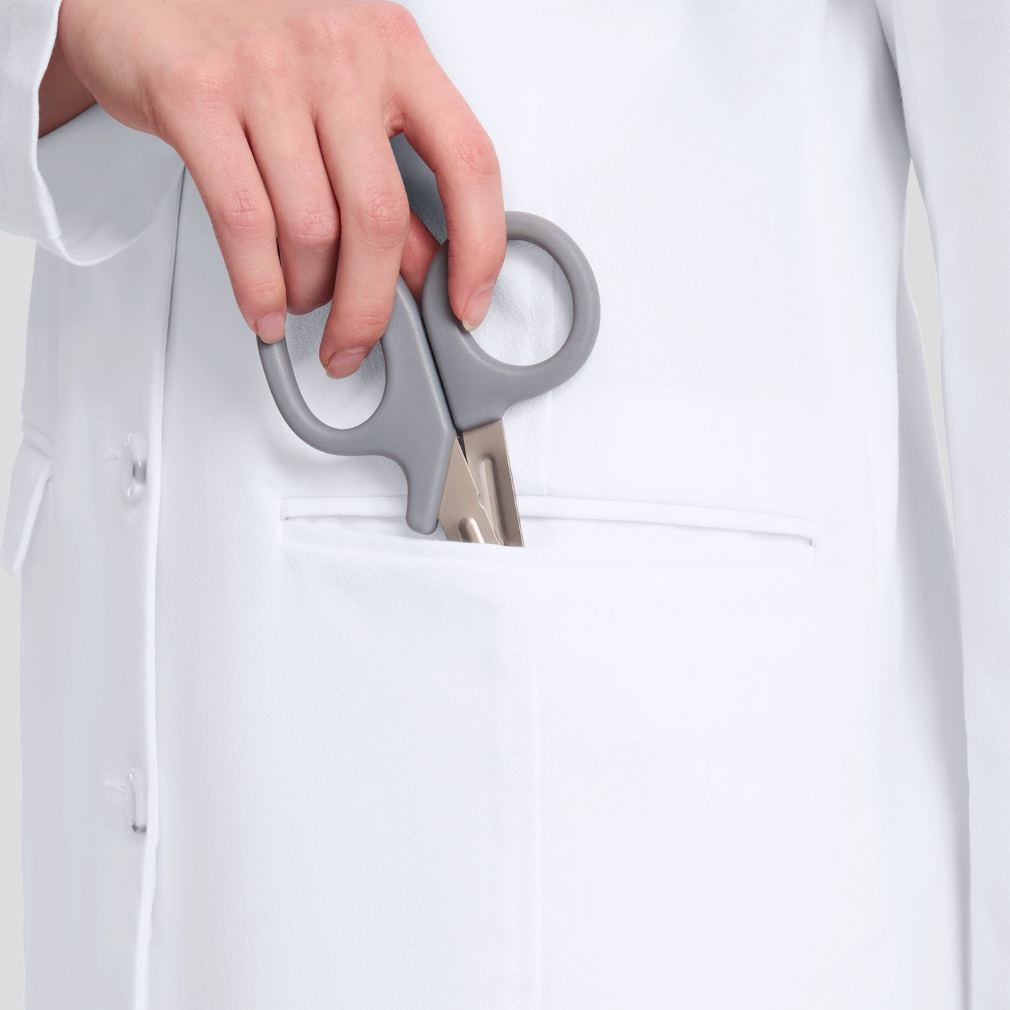 Rebecca Medelita Labcoat 33.25 Inch