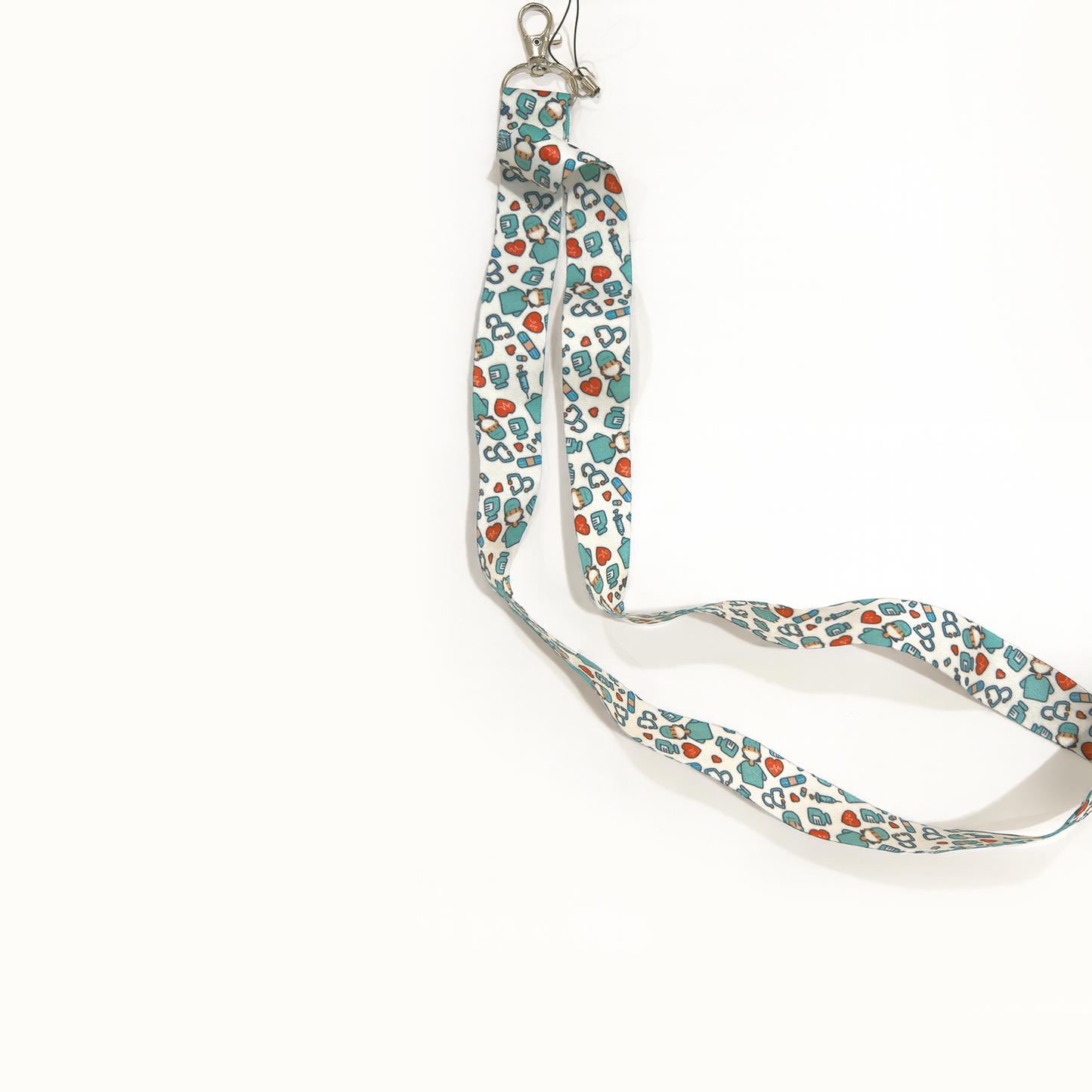 Printed ID Lanyard Blue