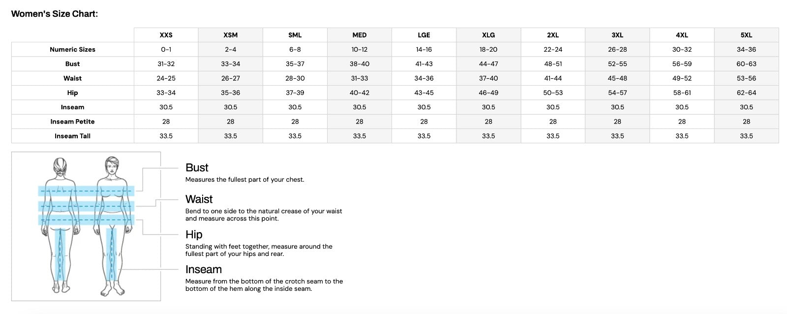 Size guide