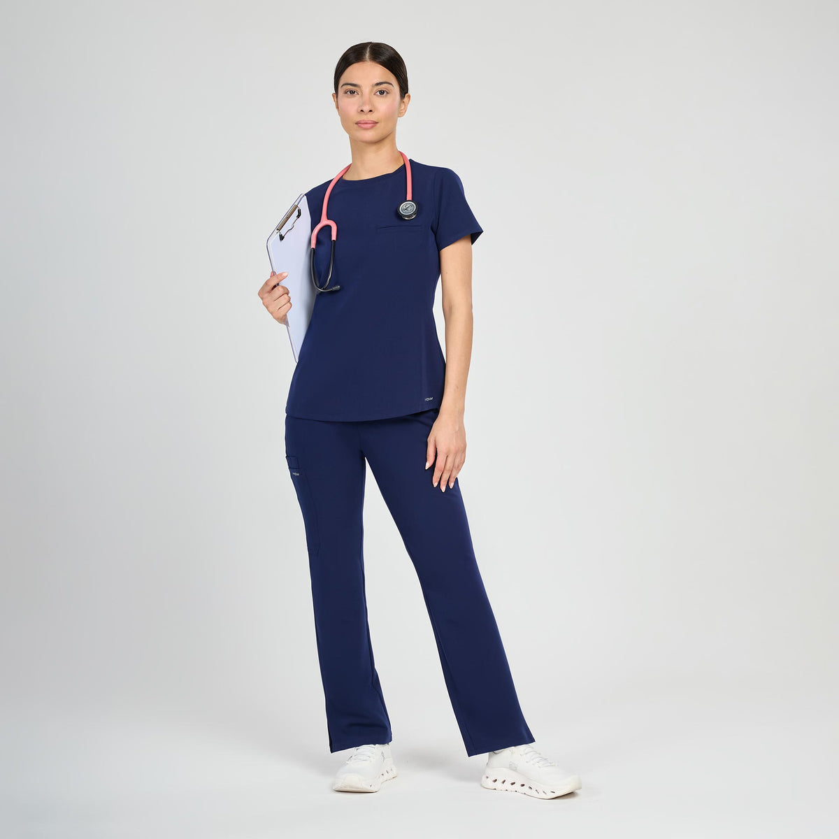 Scrub Top Mouv Round Neckline for Women | Scrubser Medical Uniforms